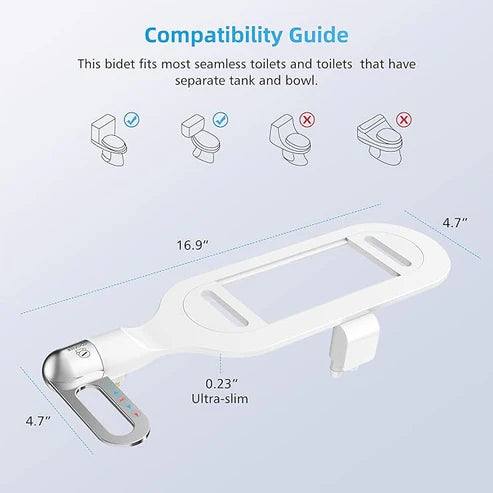 Bidet Attachment for Toilet Seat ©