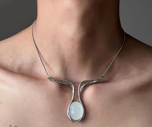 Leather Collar With Rivets