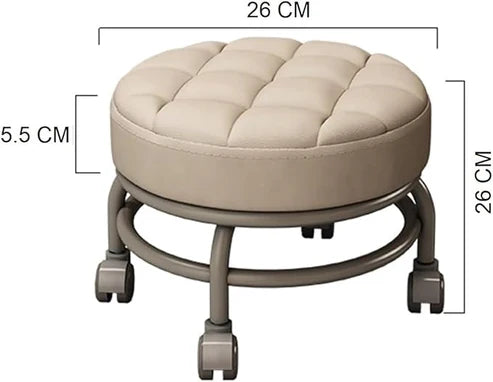 Movable Roller Seat Stool
