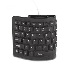Silica Gel Foldable Curved Keyboard Silent And Waterproof